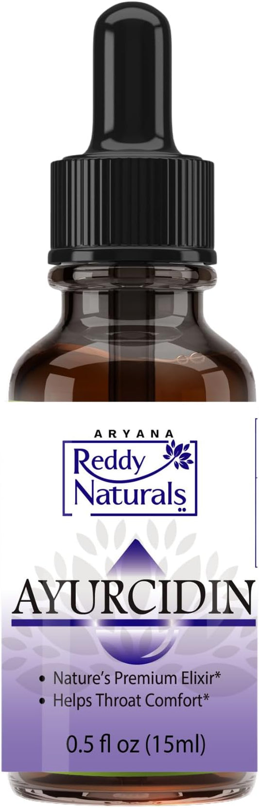 Reddy Naturals Ayurcidin Oil – Organic Essential Blend with Cinnamon, Clove, Black Seed & Vitamin E – Natural Aromatic Wellness Formula – 0.5 fl oz