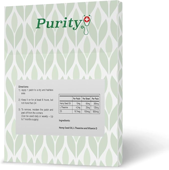 Hemp Oil Patches - 90 Patches - 30mg Per Patch