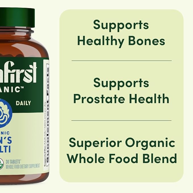 Men’s Multi Once Daily, Men's Multivitamin, 19 Vitamins from Herbs & Superfoods, 30 Count