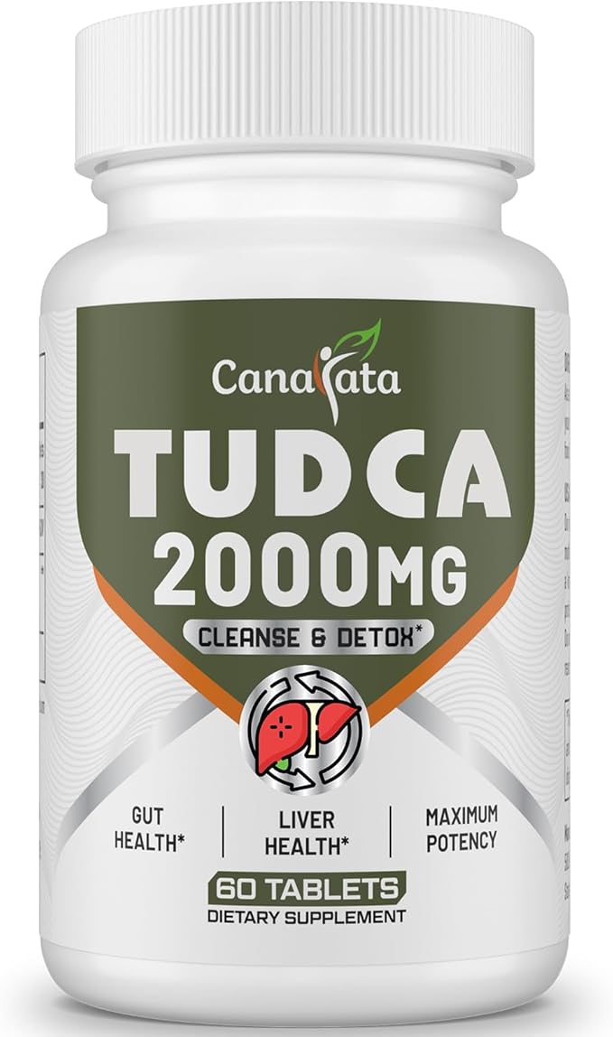 TUDCA Liver Supplements 2000mg - Strong Bile Salts Support Liver Detox & Cleanse - Liver and Gallbladder Health Formula-Easy to Swallow Tablets-30 Days Supply