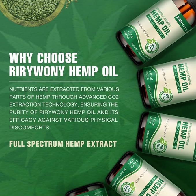 (3-Pack) High Potency Hemp Oil - 25,000 Maximum Strength - Natural Hemp Oil - C02 Extraction,Organic, Vegan, Non-GMO