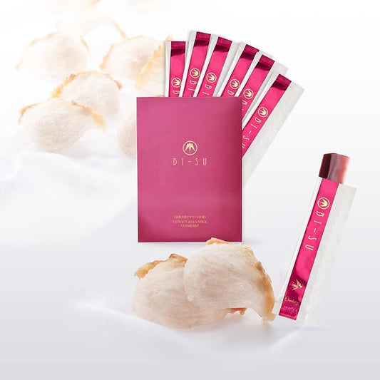 Extract Jelly Stick | Natural Swiftlet Nests Extract, Collagen, Vitamin C, Japanese Skincare, Anti-Aging, Maintains Skin's Elasticity, Boosts Immune System, GI Health, Cranberry Flavor, 7 PCS