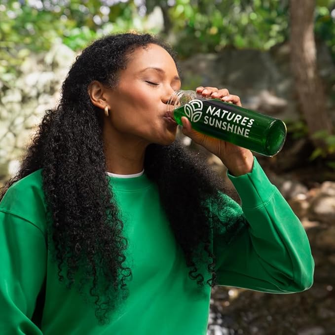 Nature's Sunshine Chlorophyll Stick Packs: Supercharge Your Detox and Boost Gut Health in Convenient, Delicious Stick Packs (Spearmint)