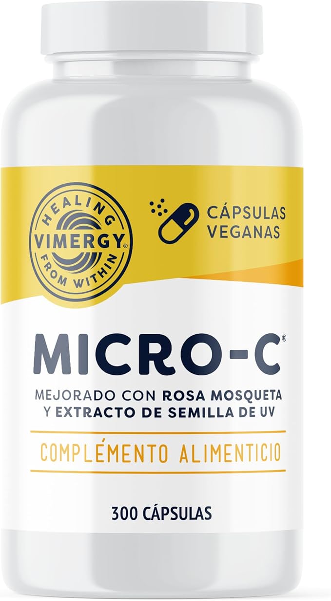 Vimergy Micro-C® Vitamin C Capsules – 500mg per Capsule, Supports Immune Health*, Promotes Collagen Production, Supports Healthy Bones*, Kosher, Vegan & Gluten-Free, Value Size 300 Capsules