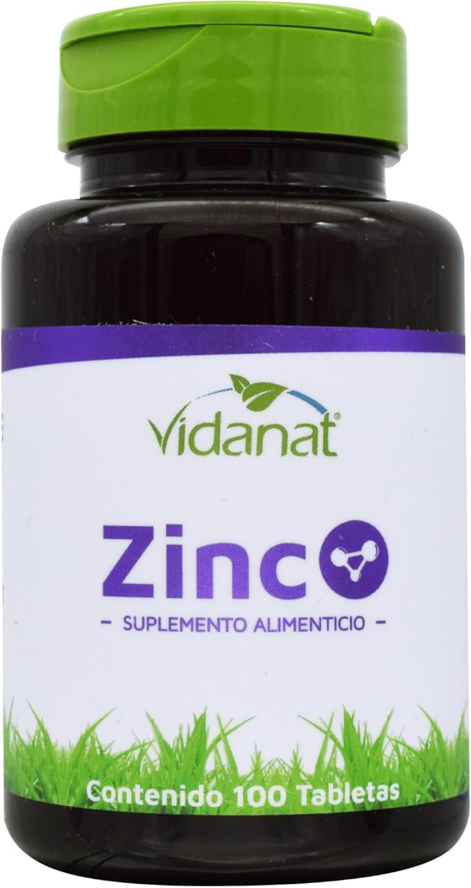 Vidanat Zinc 100 Tablets – Immune Support, Skin Health & Antioxidant Power (100 Servings)