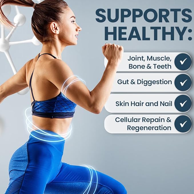 Multi Collagen Peptides Powder 12.06 oz - Unflavored Protein Powder, Hydrolyzed Collagen Peptides with Hyaluronic Acid, Copper, Biotin & Multivitamin for Nail, Skin, Hair & Gut Health