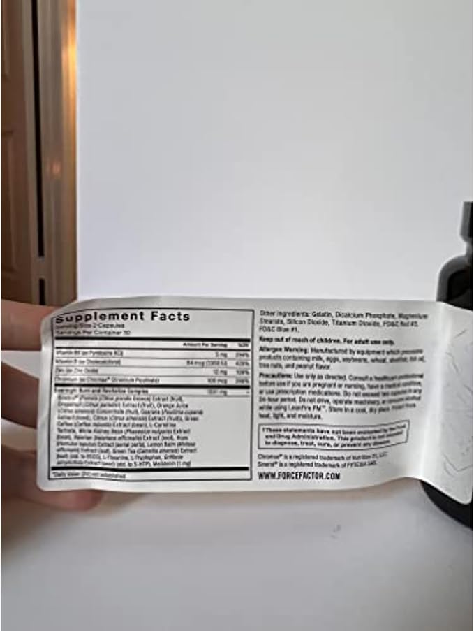 Force Factor LeanFire PM Weight Loss Pills for Women & Men, Fat Burner & Overnight Weight Loss Pills to Burn Fat, Boost Metabolism, Improve Sleep, Powerful Formula for Incredible Results, 60 Capsules