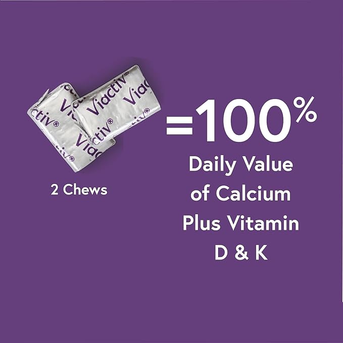 Viactiv, Calcium Plus D, Soft Chews, Caramel - 100 soft chews, Pack of 2