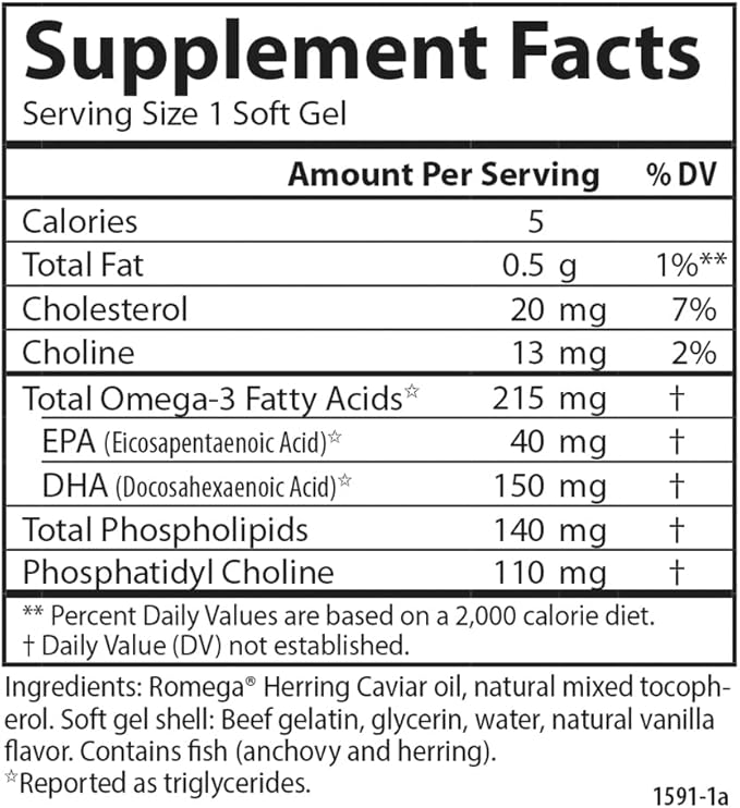 Carlson - Mom's DHA with Choline, 3:1 DHA to EPA Ratio Found in Breastmilk, Growth and Development, 60 Softgels