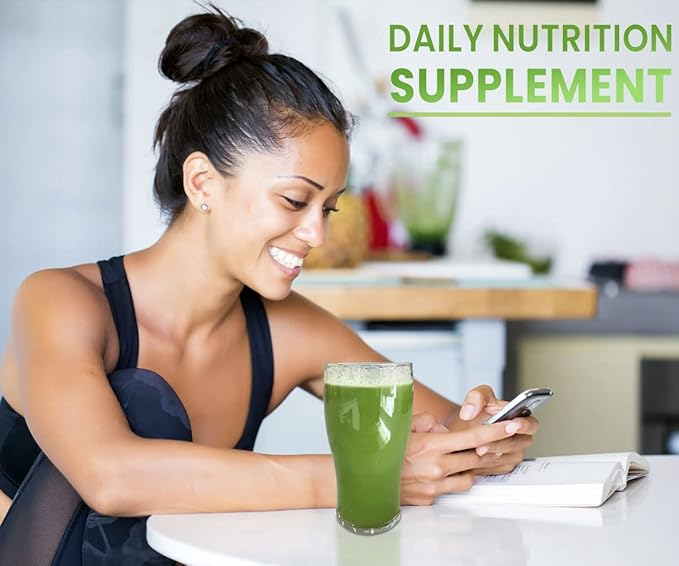 AKI Cruciferous Superfood Blend Powder and AKI Marine Phytoplankton Powder - Plant Based Proteins Ideal to Boost Greens Veggie Smoothie Supplements Vitamins | Vegan & GMO Free