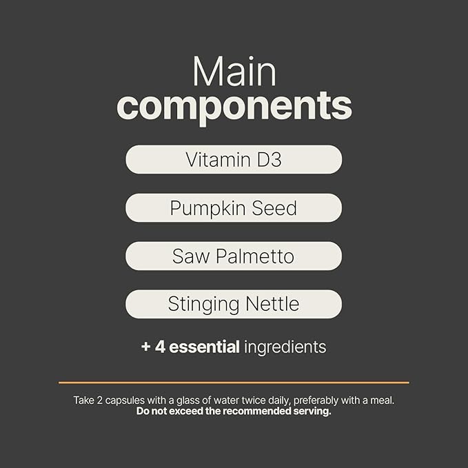 Prostate Supplement for Men 180 Caps with Saw Palmetto, Pumpkin Seeds Extract, Stinging Nettle. B Life Prostate Complex (Prostate Platinum)