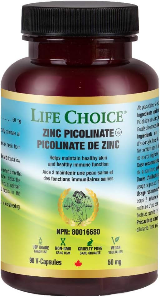 Zinc Picolinate 50 mg, 90 Caps
