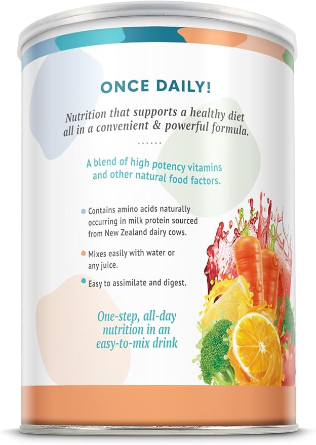 allOne Multiple Vitamin & Mineral Powder, Original Formula, Once Daily Multivitamin, Mineral & Amino Acid Supplement, 8g Protein (66 Servings) (66 Servings)
