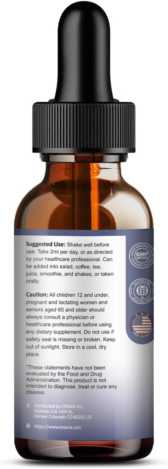 (2 Packs) Potassium Magnesium Supplement Liquid Drops - 200mg Potassium & 600mg Triple Complex Magnesium Glycinate Liquid Citrate Oil High Absorption Potasio Support Bone, Muscle, Leg Cramps