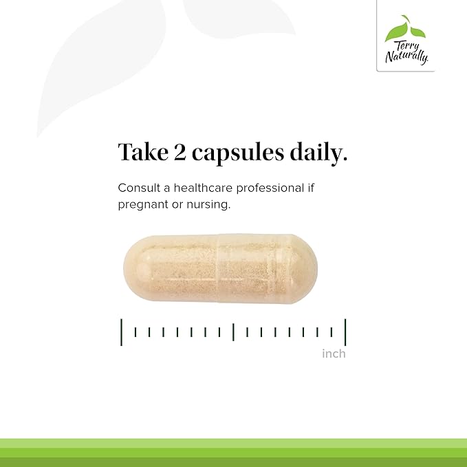 Terry Naturally Healthy Ligaments & Tendons - Dietary Supplement for Connective Tissue & Joint Lubrication Support - Non-GMO Formula to Aid Ligament & Muscle Health - 60 Capsules