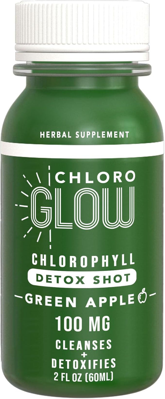 Liquid Chlorophyll Detox Shots | All Natural and Organic Plant Based Drink to Boost Energy and Your Immune System | Cleanses and Detoxifies (1)