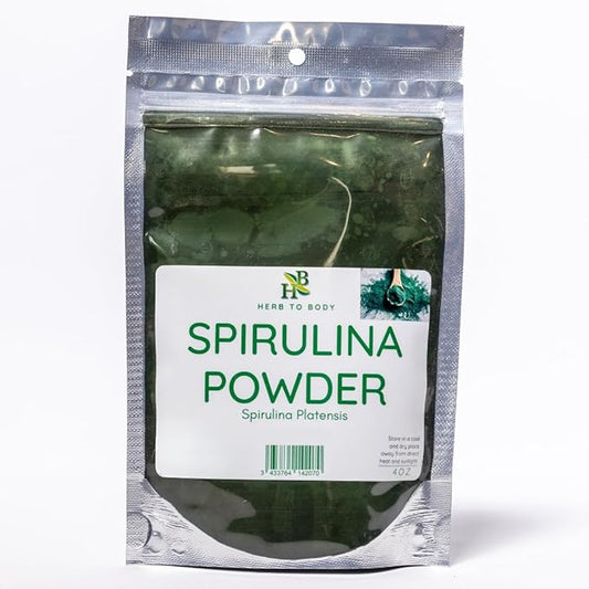 Spirulina Powder | Spirulina Platensis | Wildcrafted | 4oz