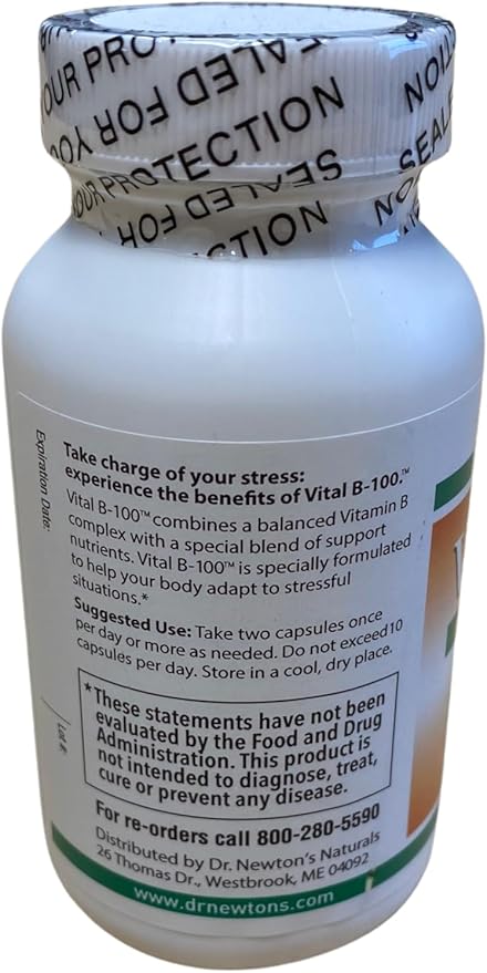 Vital B100 Vitamin B Complex Supplement 60 Capsules