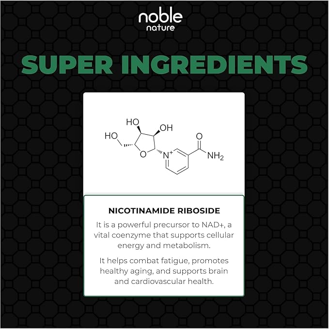 NAD+ 2000mg - Nicotinamide Riboside Adenine Dinucleotide NAD Booster- 90 Veg Capsules - 30 Days Supply
