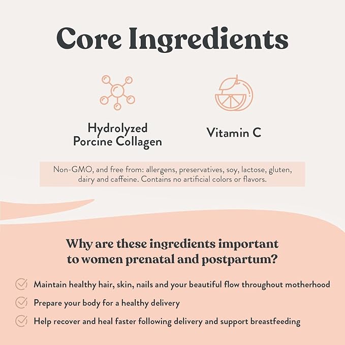 PROTIVA Thrive Collagen Powder for Women - 16 oz (450 g) Unflavored Everyday Collagen Peptide Powder Clinically Proven Safe for Pregnancy and Breastfeeding, May Help Reduce Stretch Marks