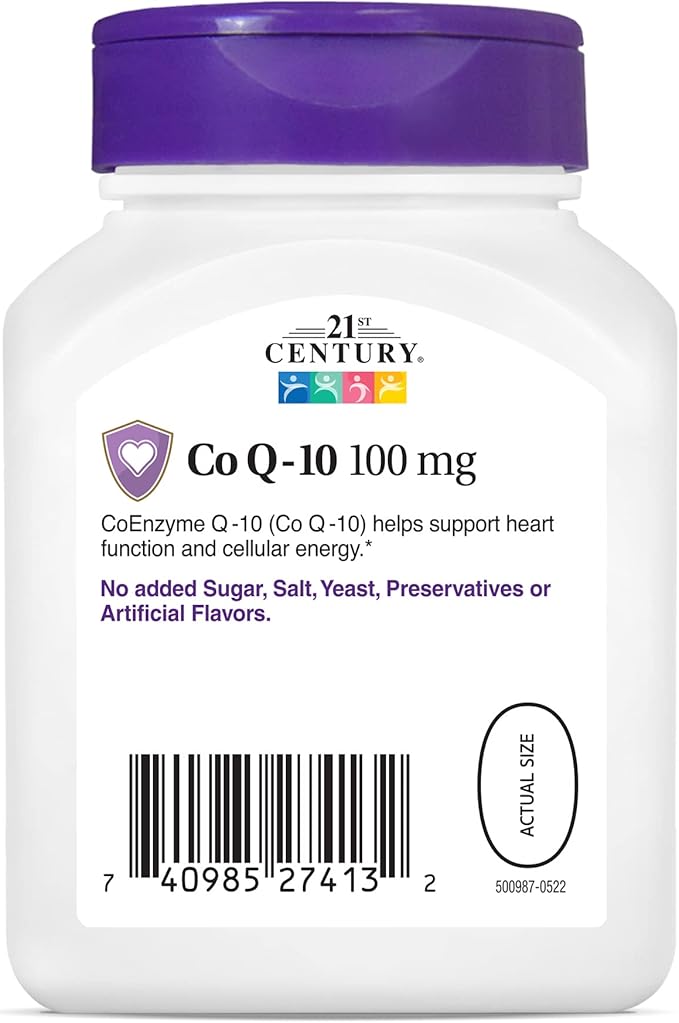 21st Century Co Q10 100 mg Softgels, 90 Count