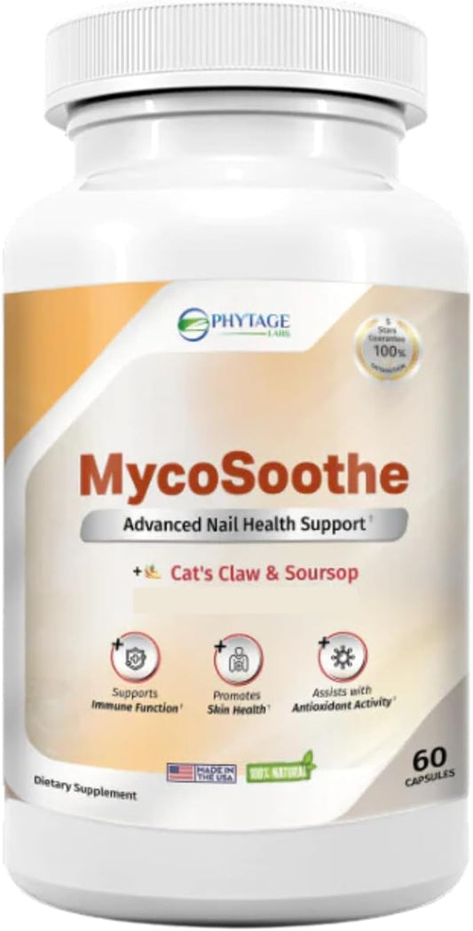 MycoSoothe Advanced Hair, Skin, Nail & Immunity Support Formula - 60 Capsules