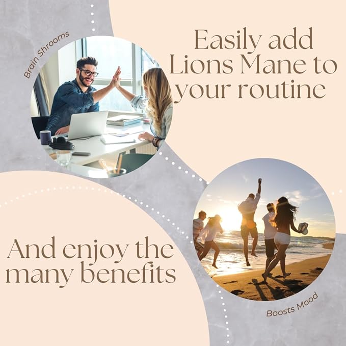 Research Labs Organic Lions Mane Supplement Capsules, 2 Fer 1 Ad - 240 Capsules w/Patent Litropane™ Immune System Booster Nootropic Brain Support Mushroom Supplement. 10X Extract comparable 18000mg