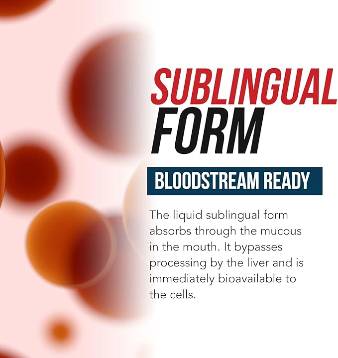 BioActive Vitamin B12 5000 mcg | Contains 3 BioActive B12 Forms Plus Methylfolate Cofactor - Methyl B12, Adenosyl B12 & Hydroxy B12 | Sublingual Form, Cherry Flavor, Organic, Vegan (60 Servings)