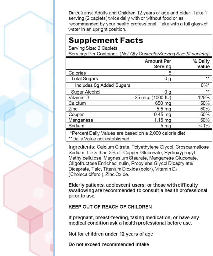 Citracal Maximum Plus, 650 mg Calcium Citrate, easily absorbed and highly soluble with 25 mcg (1000 IU) Vitamin D3, Bone Health Support, Calcium Supplement for Ages 12+, 120 Count