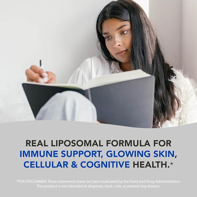 AMANDEAN Liposomal Glutathione Supplement. Liquid Reduced Setria 500mg. Immune Support, Brain Health, Liver Detox, Skin Health. Phosphatidylcholine from Non-GMO Sunflower Lecithin. Soy-Free & Vegan.