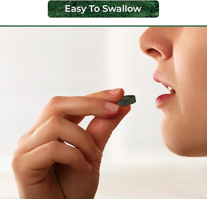 USDA Organic Spirulina Capsules - 100% Pure Vegan Supplement, Non-GMO, Gluten-Free, Chemical-Free, (720)