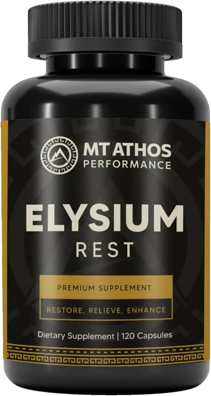 Elysium Rest | Supports Mental and Physical Rejuvenation, Calmness, and Tranquility | 30 Servings - 120 Capsules