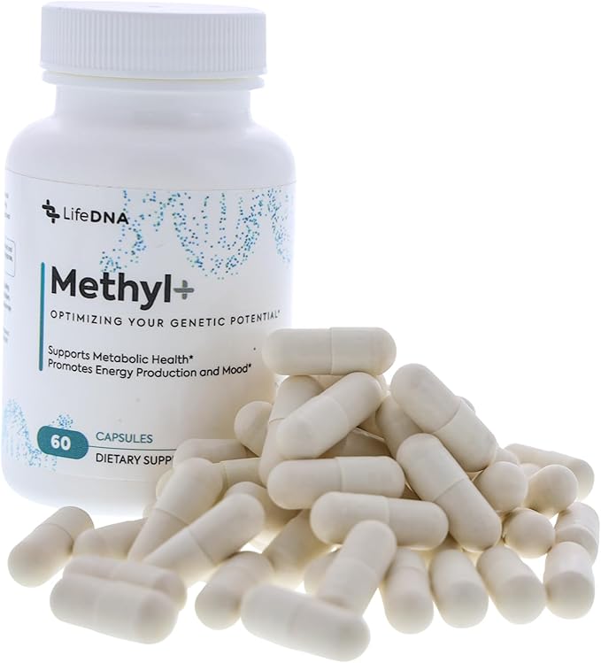 Methyl+ Methylated Multivitamin Complex with Methylfolate & TMG for Optimized Homocysteine, Brain, Cardiovascular & Neurotransmitter Support
