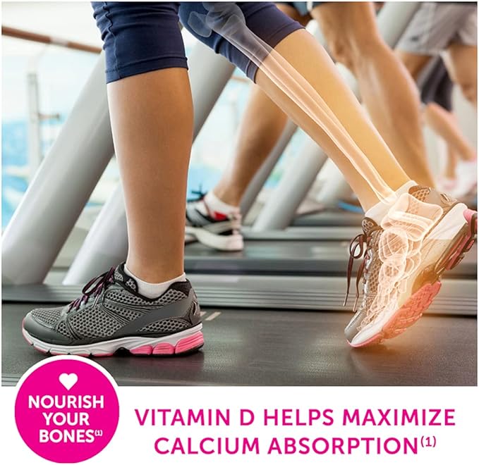 Caltrate 600 Plus D3 Calcium and Vitamin D Supplement Tablets, Bone Health Supplements for Adults - 60 Count (Pack of 4)