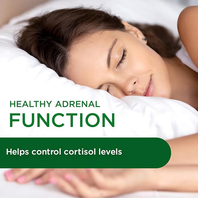 EMERALD LABS Adrenal Health - Stress Relief, Energy Support & Restorative Sleep with Sensoril Ashwagandha, B Vitamins, Rhodiola & More* - Gluten-Free - 120 Vegetable Capsules (60-Day Supply)