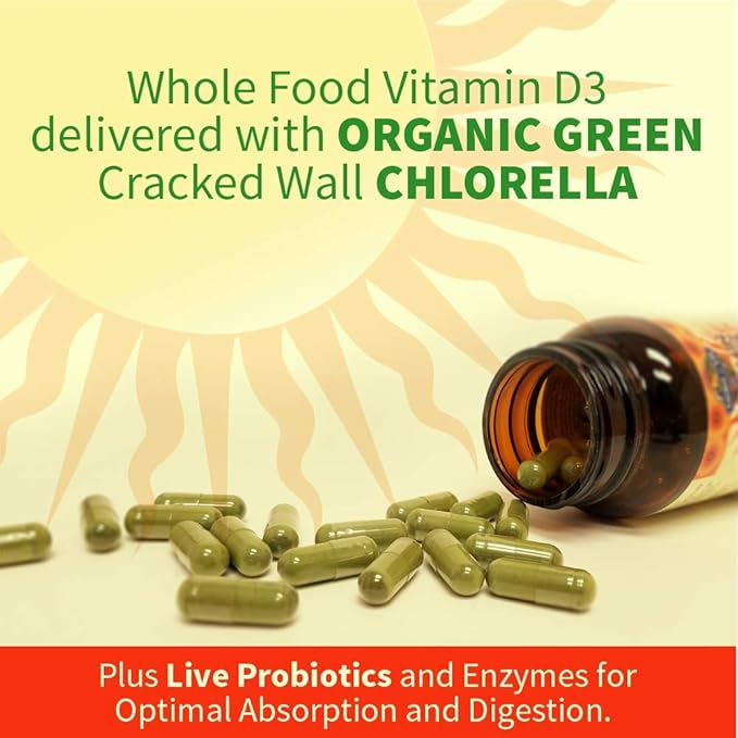 Garden of Life Turmeric Inflammatory Response & Vitamin D3 Raw Whole Food Supplements, 60 Tablets & 60 Capsules
