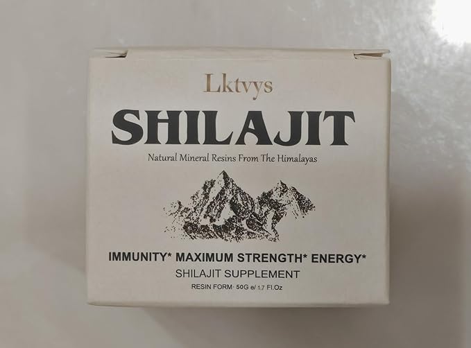 Premium Himalayan Shilajit Resin - 50g Pure & Natural Supplement for Energy, Immunity, and Mental Clarity, Rich in Fulvic Acid & Essential Minerals, Preservative-Free
