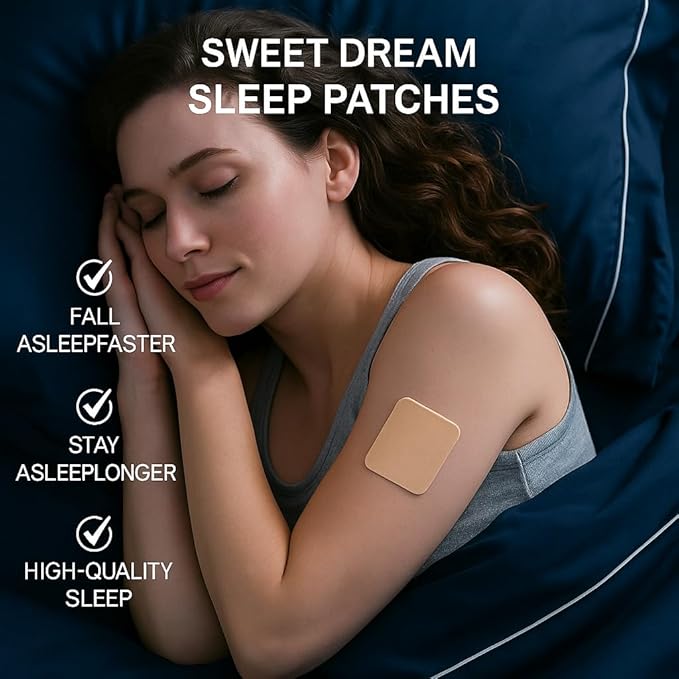Sleep Patches for Adults Extra Strength 60 Pack,Natural Sleep Aid Patches for Deep Sleep, Sweet Dream Patches for Women & Men, Nighttime Sleeping Stickers for Night Comfort Rest