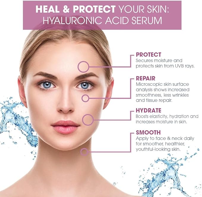 Anti-Wrinkle Hyaluronic Acid Powder Low Molecular Weight (LMW, <15 kDA) Cosmetic Grade Hyaluronic Powder, For Serum or Lotion For Face and Skin, 100% Natural, USA Made, 0.5 Oz (14.2g)