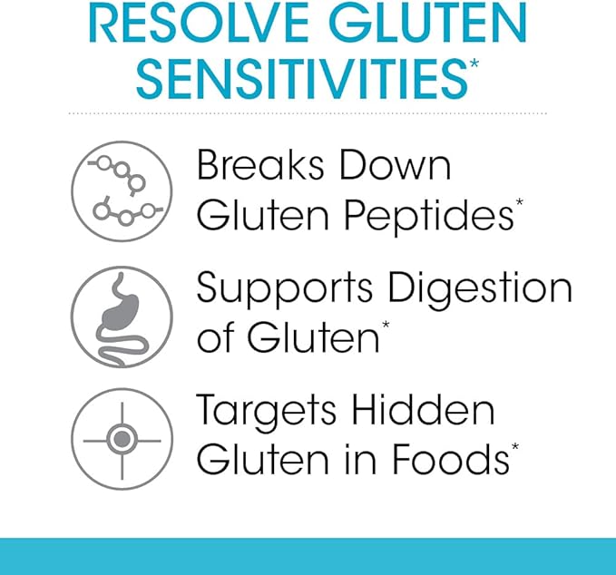 Silver Fern Gluten Comfort with Tolerase G - 1 Bottle - 60 Capsules - Digestive Enzyme Made Specifically to Break Down and Digest Gluten Protein