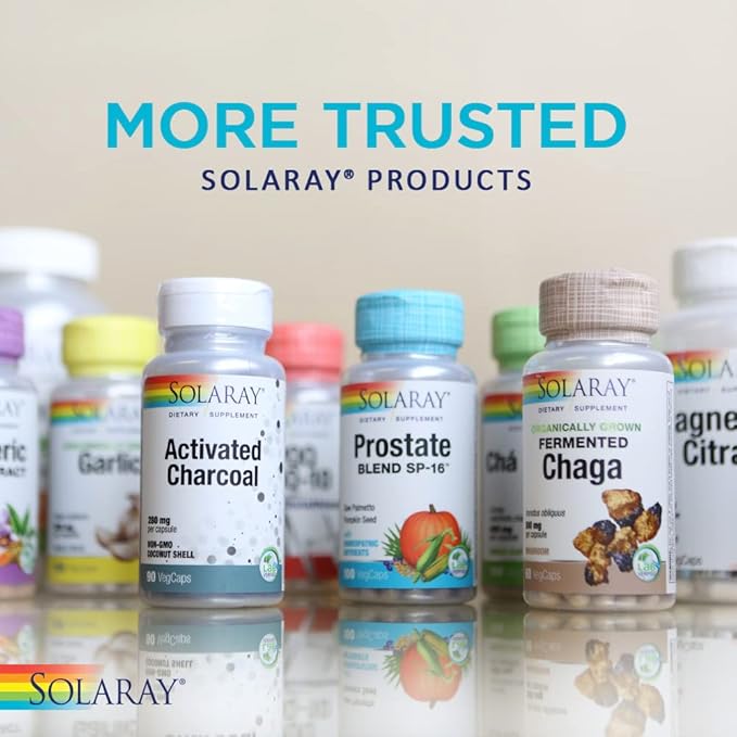 SOLARAY DL-Phenylalanine, 500mg | 50-50 Blend of Essential Amino Acids for Nervous System, Mood & Energy Support | 60 VegCaps