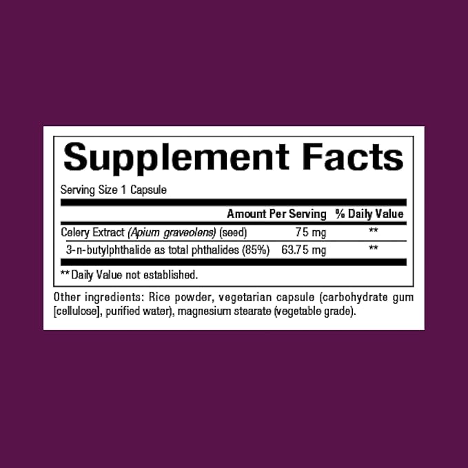 Natural Factors, Celery Seed, Concentrated Celery Extract for Healthy Circulation & Heart Support