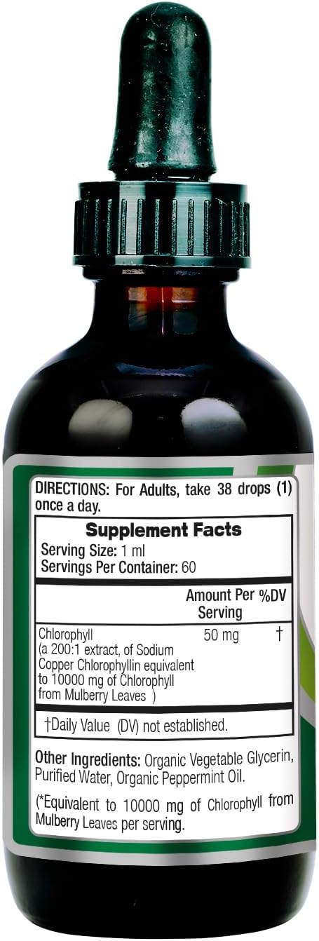 FITO MEDIC'S Lab | Chlorophyll Liquid Drops | Liquid Chlorophyll | Chlorophyll | Chlorophyll Drops | Chlorophyll Liquid| clorofila |Alcohol Free | Ultra high Absorption.