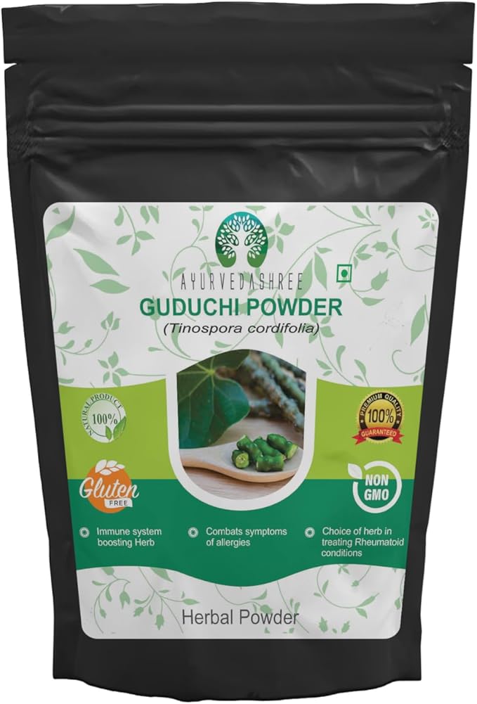 Guduchi Powder 100 Gm I Giloy Powder I Ayurvedic Herbal Immune Support I Supports Immune System I Tinospora Cordifolia Powder I Non GMO I Gluten Free I 100% Natural