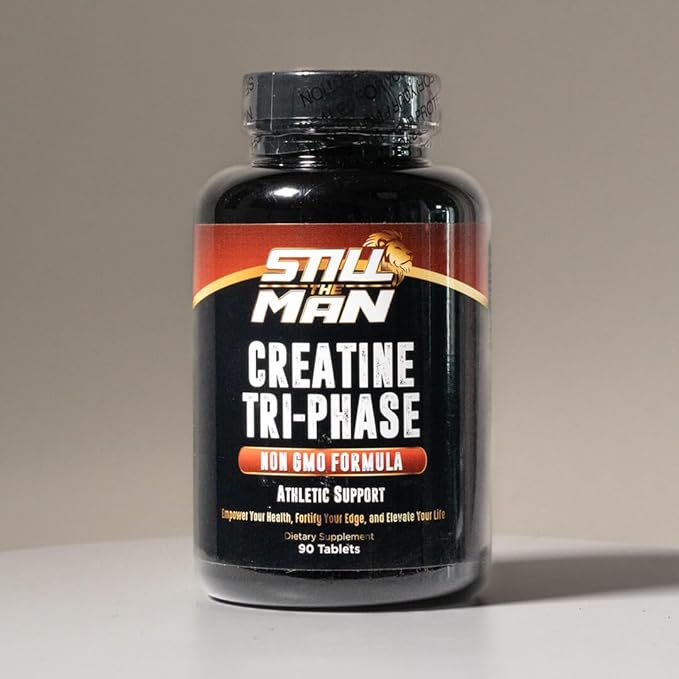 Super Premium Tri-Phase Creatine a Combination of Three Types of creatine for Maximum Results Without All The Negatives