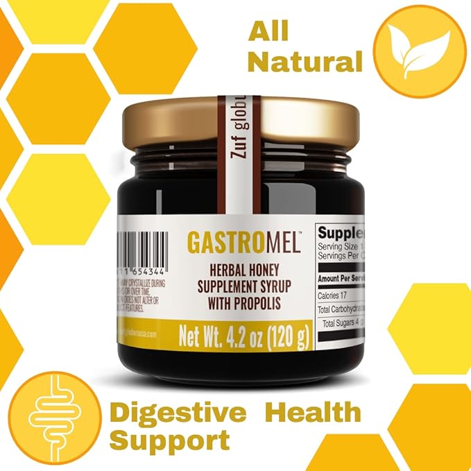 Zuf Globus: GastroMEL | Prebiotic | Gut Health | Supports Digestive Regularity | All Natural | Honey | Botanicals