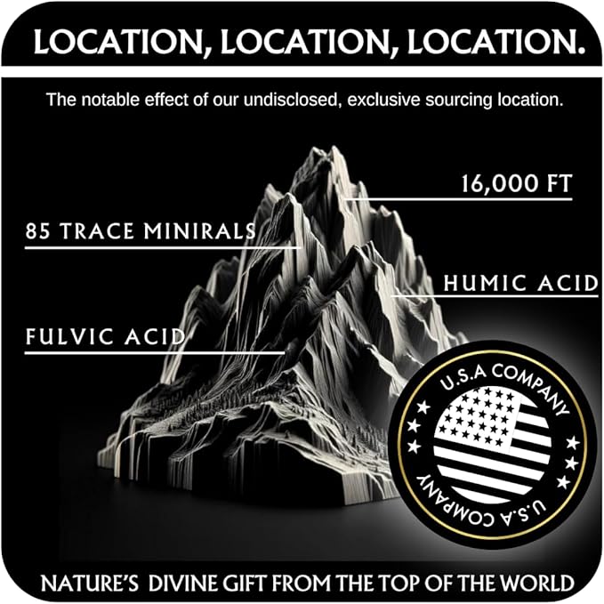 THE GOLD Shilajit Resin | Shilajit Pure Himalayan Organic Shilajit for Men & for Women Lab Test in USA Grade A+ All Natural Dietary Supplement with Fulvic Acid + Trace Minerals | 50 Grams 100 Servings