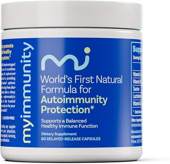 Immune Balance Supplement | Grass-Fed Lactoferrin, Taurine, Vitamins D3, K2 & B12 | 30-Min Delayed-Release | Promotes Gut, Digestive & Overall Wellness | Low Lactose, Made in USA