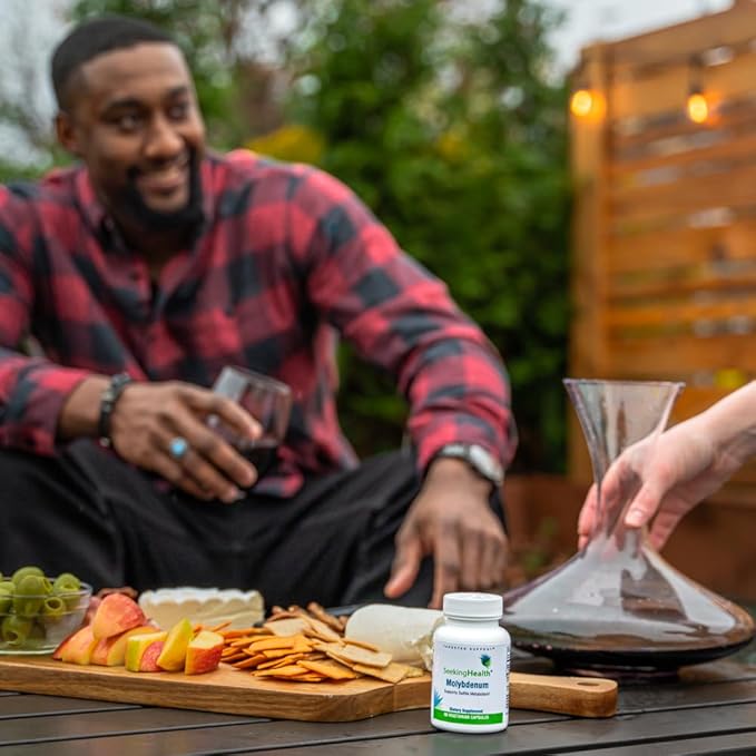 Seeking Health Molybdenum 500, Molybdenum Glycinate Chelate Supplement to Support Healthy Detoxification, Supports Metabolism and Iron Utilization, Vegetarian (90 capsules)