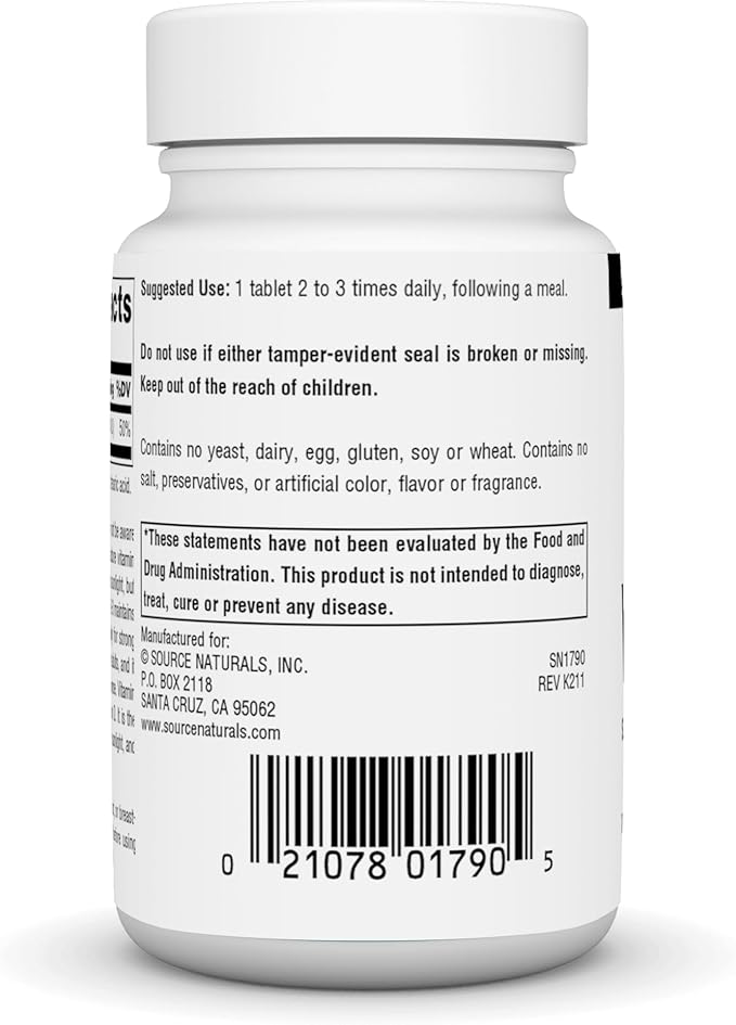Source Naturals Vitamin D-3 400 IU 200 tablets